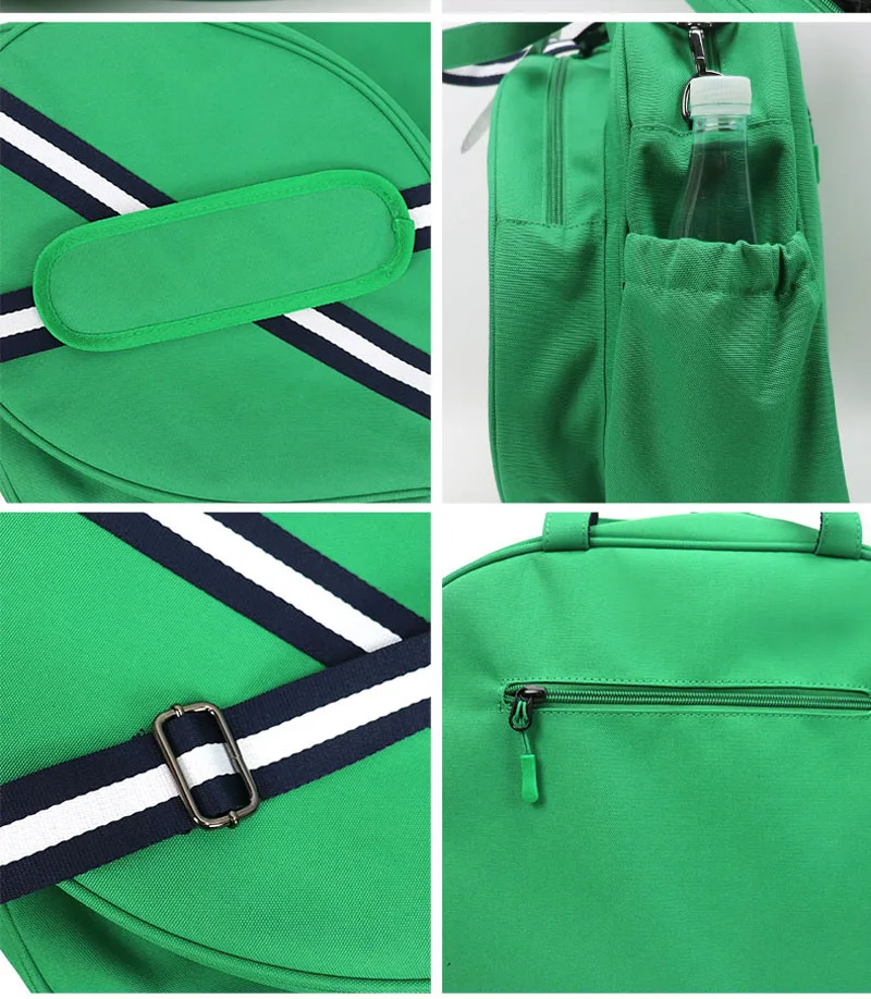 New Print Oxford Cloth Tennis Bag Green GreatSpeed Original Tenis Squash Racket Shoulder Bag Adults Youth Laptop Storage Handbag