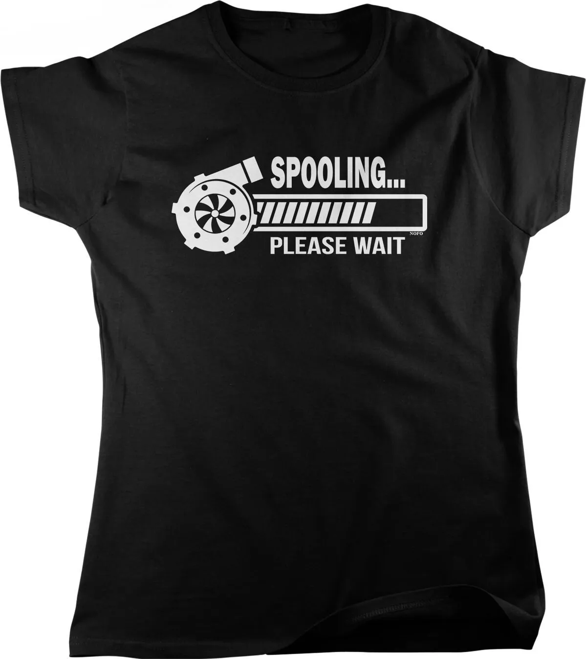 Spooling Please Wait Turbo Boost Women's T shirt HOOD_01705