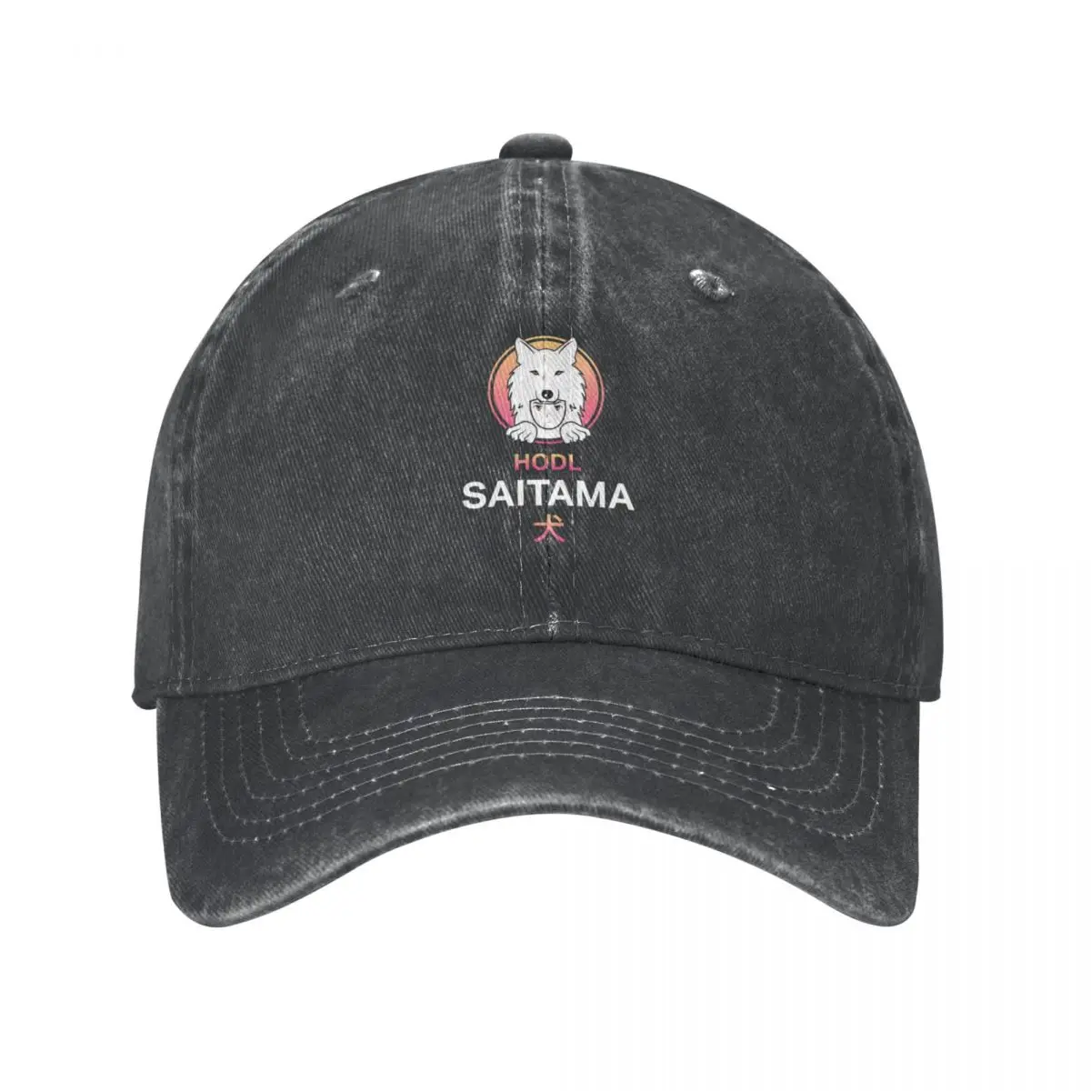 HODL Saitama Inu Coin Crypto Cowboy Hat custom Hat Golf Cap Sports Cap Hats For Women Men's