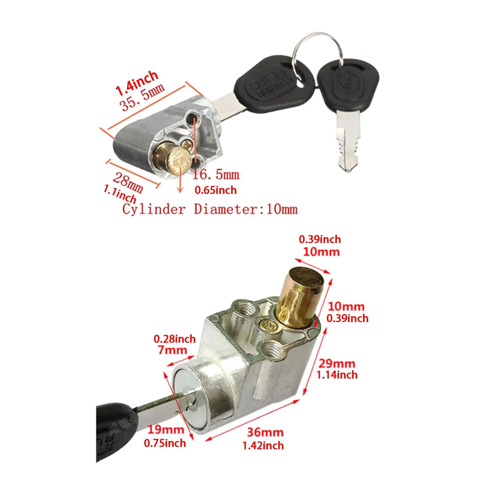 Electric Car Battery Box Lock High Performance Multifunction for Motorcycle