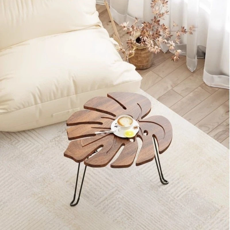 

Side table Solid wood bay window Small table Coffee table Foldable bedroom Window sill Sitting low Outdoor camping