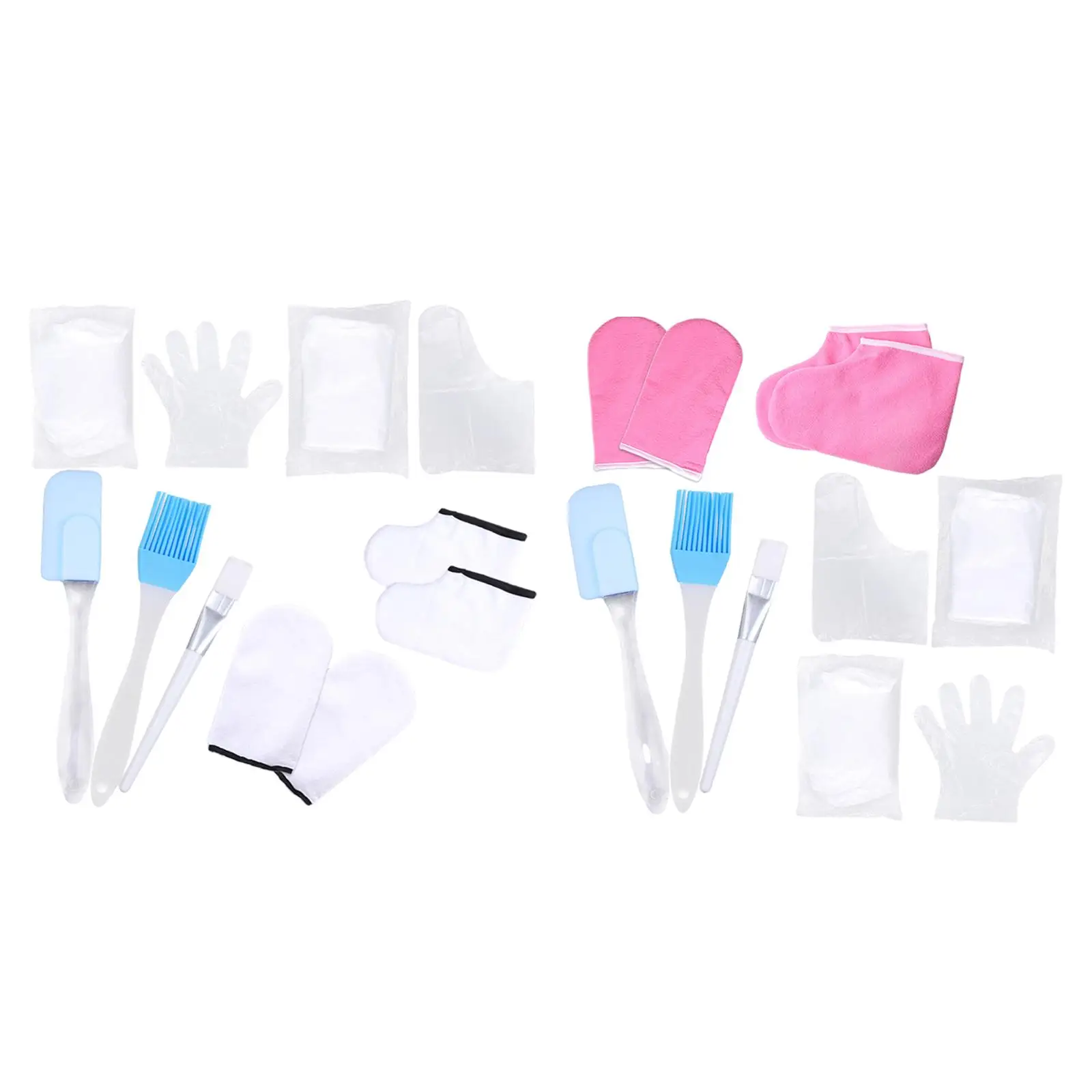 Paraffin Wax Melting Gloves Booties Cotton Mittens Thick for Hand Feet Care