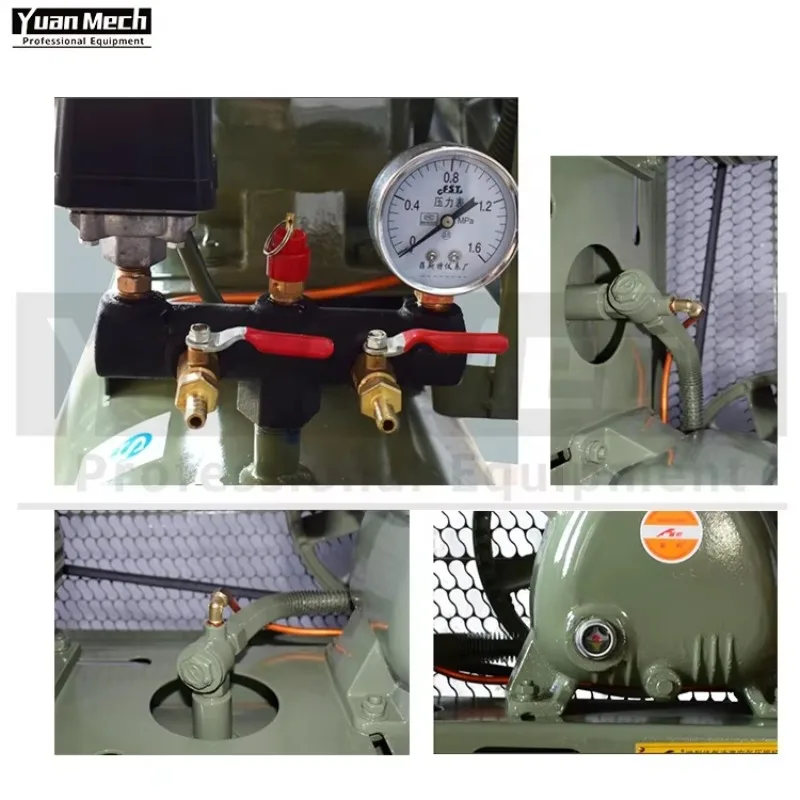 YuanMech 70L Reciprocating Piston Air Compressor