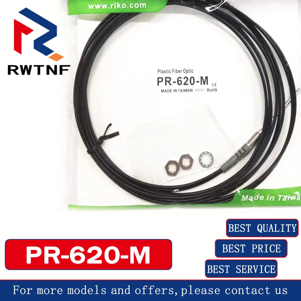 Brand New Genuine PR-620-M RIKO M6 reflective fiber optic sensor,100% original warehouse stock