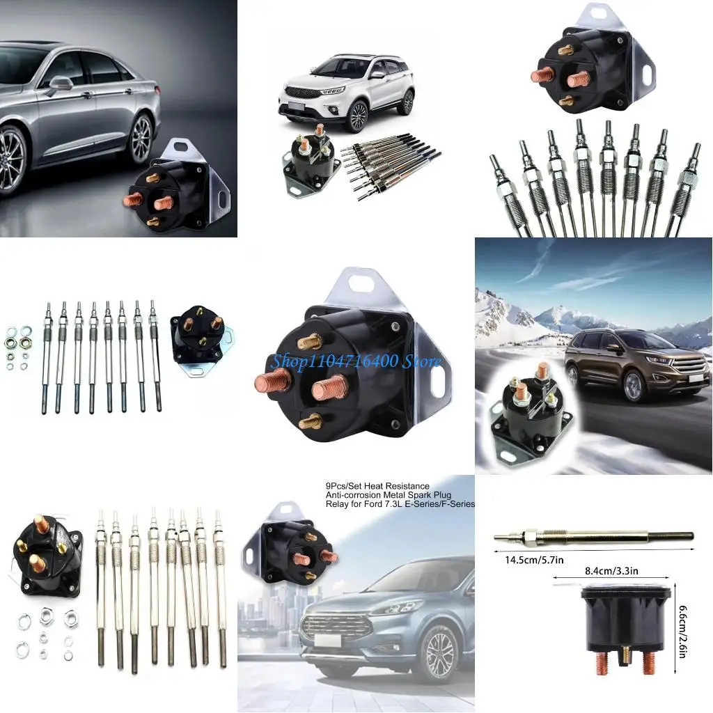 

Магнитный переключатель Y1GD для F-350 F-590 F-600 Diesels Glow Relays Соленоид F5TZ12B533A F6TZ12B533A