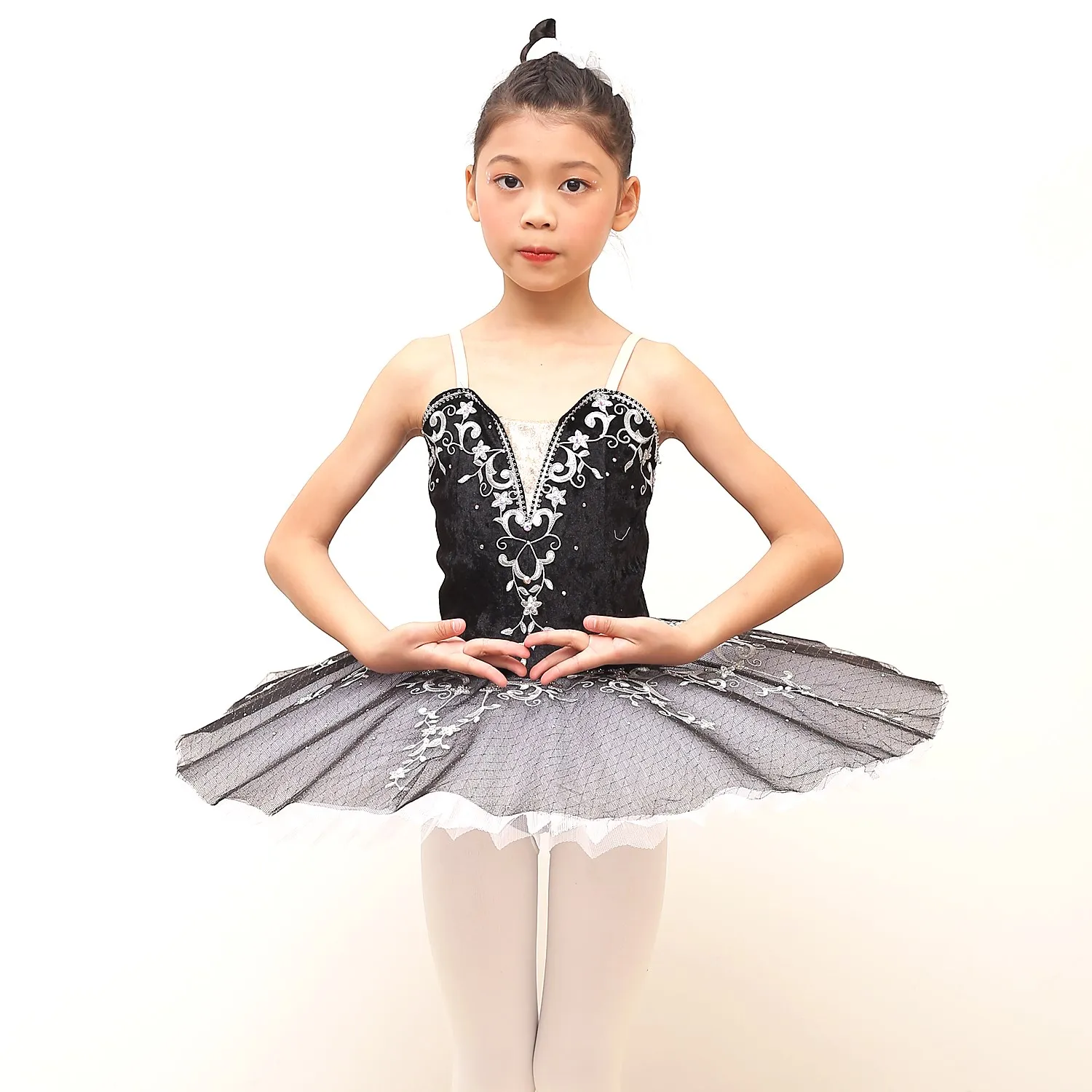 

Professional Ballet Tutu Skirts For Ballerina Crystal Dress Figure Skating Performance Dress White Swan Lake Clothes