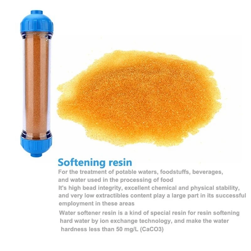 

Replacement Water Filter Refillable T33 Housing DIY Fill Water Filter With Ion Exchange Resin Transparent Reverse Osmosi