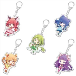 Anime Fans Gifts Tokyo Mew Mew New Trading Kirakira Acrylic Keychain Ornament Sign Prop Collection About 6cm