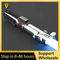 Lightsaber Neopixel Jedi Laser Sword Metal Hilt Heavy Dueling Sensitive Smooth Infinite Changing Hitting Sound LTG Light Saber