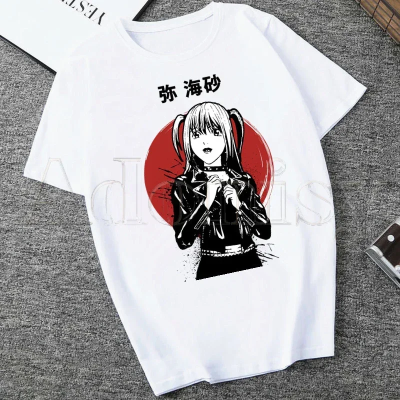 Death Note Printed T Shirt Women 90s Graphic T-shirt Harajuku Tops Tee Cute Short Sleeve Animal Tshirt Female Tshirts