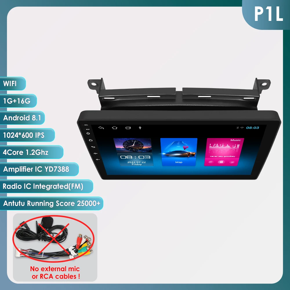 Carplay Android Auto Radio voor Fiat 500 2016 - 2019 Multimedia Speler 2Din 360 Camera GPS navigatie Stereo Audio DSP RDS Bluetooth Smart Screen