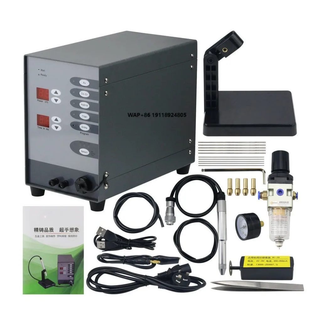 

100A Welding Machine for Jewelry Welder Equipment Handled for Gold Silver Portable Pulse Arc Argon Soldering Spot Weldin