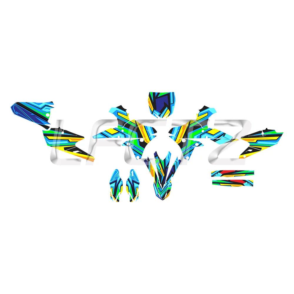Graphics Decals Stickers Motorcycle Background Fit for YAMAHA YZ250F YZ450F YZ 450F YZ 250 Cycra 2014 2015 2016 2017