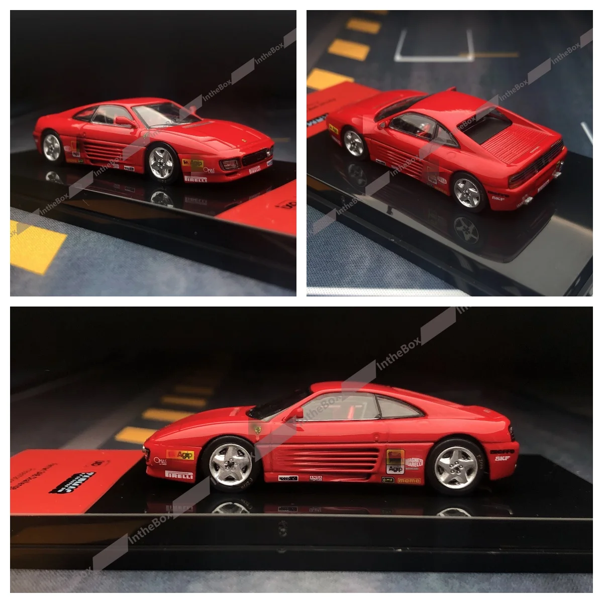 

348 Challenge - Red - Tarmac 1:64 Diecast Model Car Collection Limited Edition