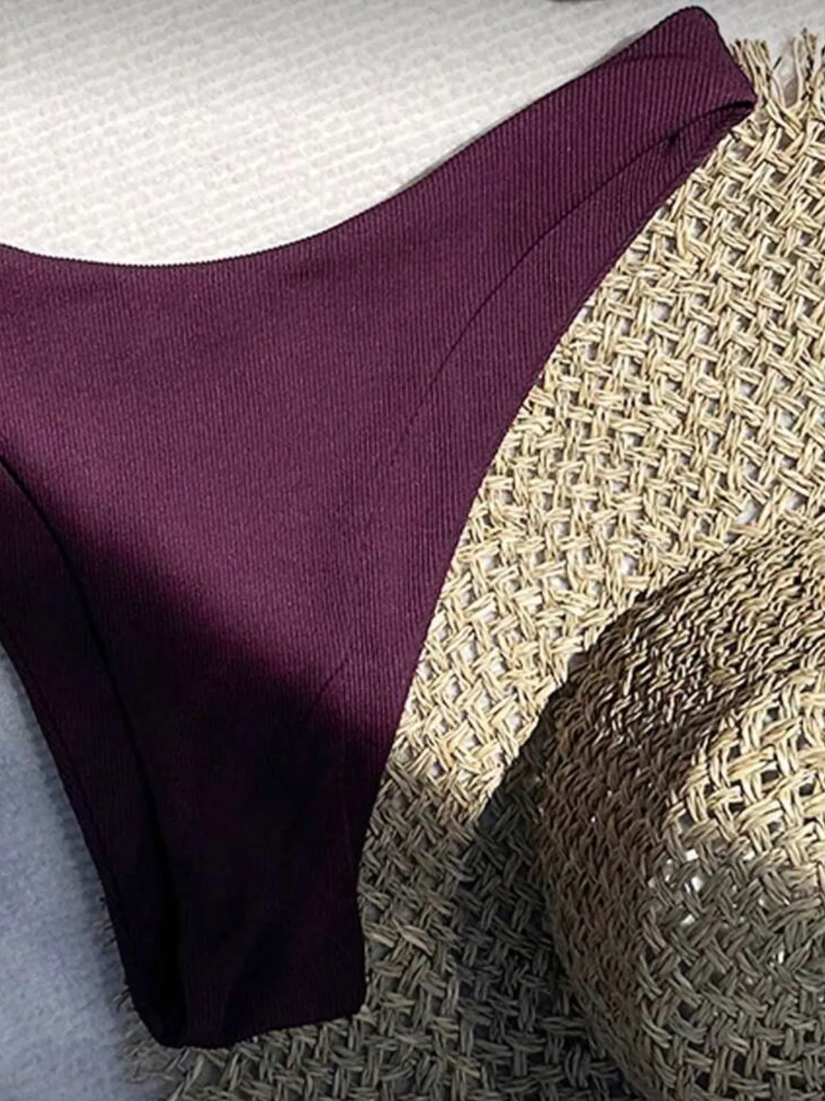 مثير الأرجواني عادي البيكينيات الصغيرة مجموعات قطعتين ثونغ التعادل الرسن المايوه ملابس السباحة conjunto دي بيكيني Tankini بحر biquini #3