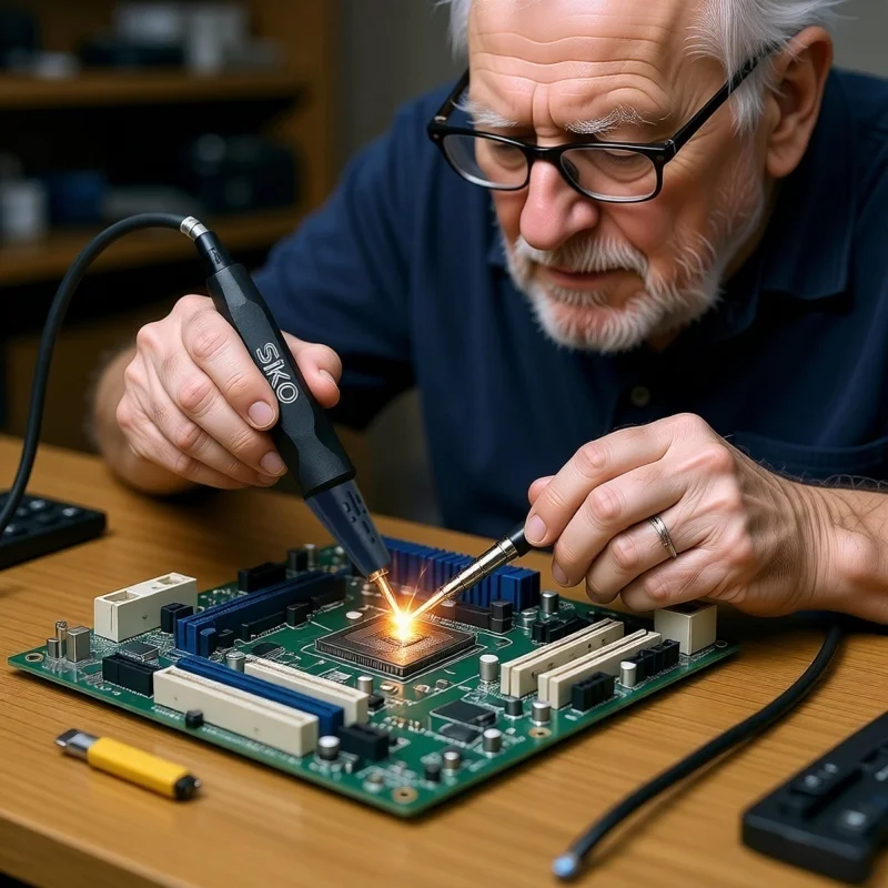 

Smart Soldering Station with 0.99" Color Display Fast Heating 1.9s Temperature Control 50-450℃ Adjustable for PCB Work & Crafts