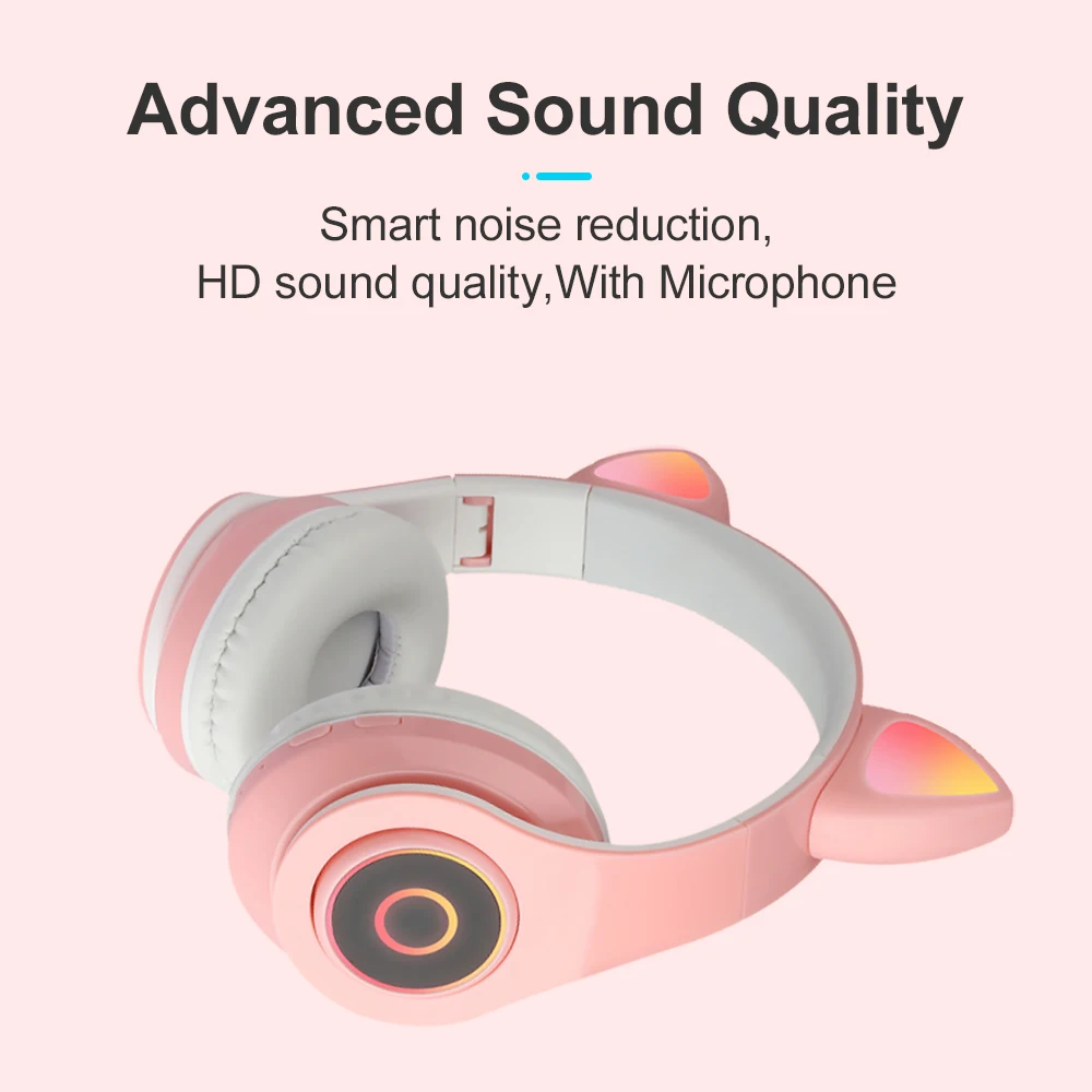 Headphones Wireless Headset Earbuds with Microphosic Foldable 83739