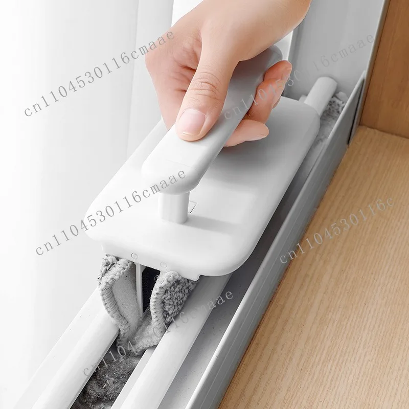 Removable window groove cleaning gap brush groove brush dead corner door and window cleaning wiper board