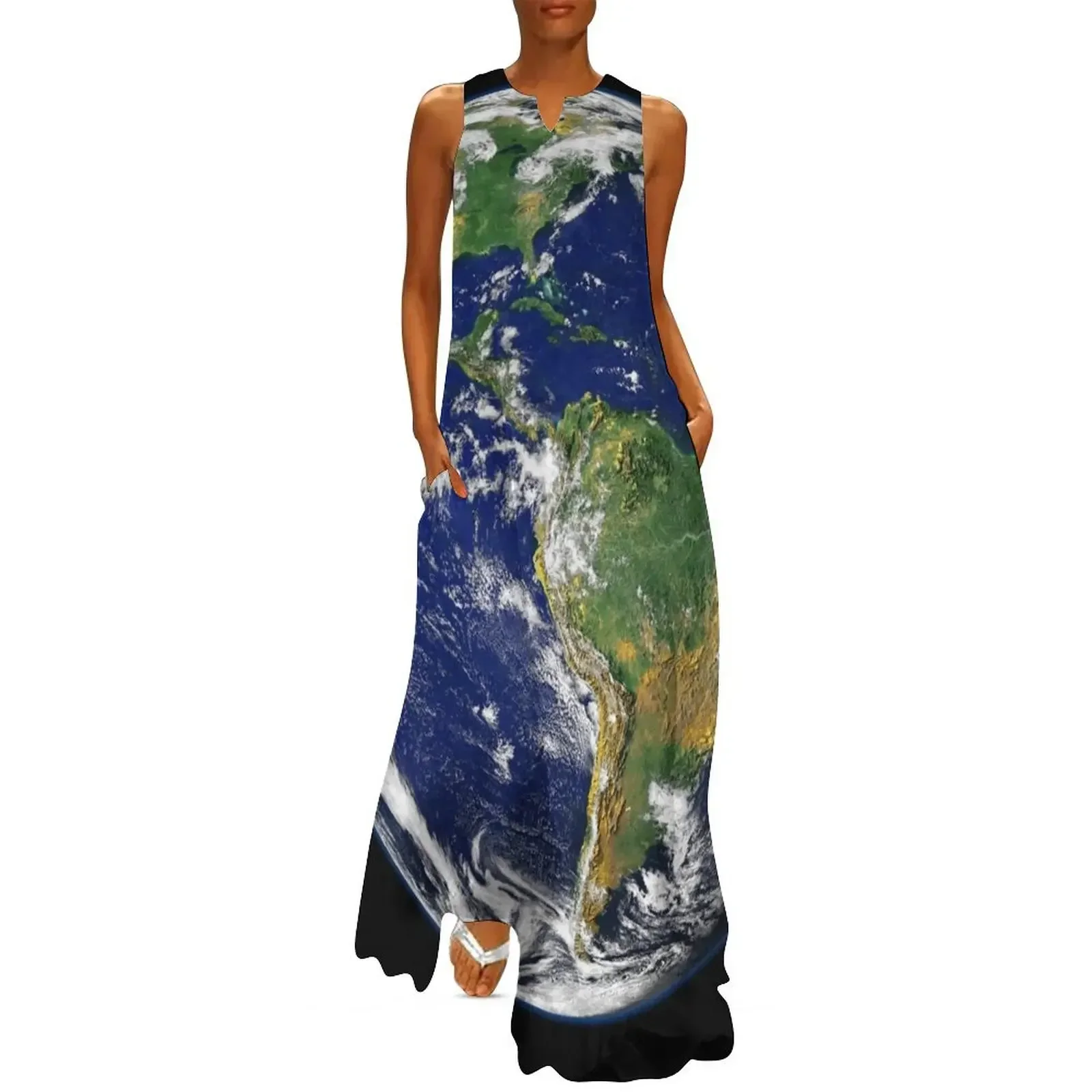 

planet earth Long Dress summer dress for women 2025 Women long dress Dresses gala summer outfits for women 2025