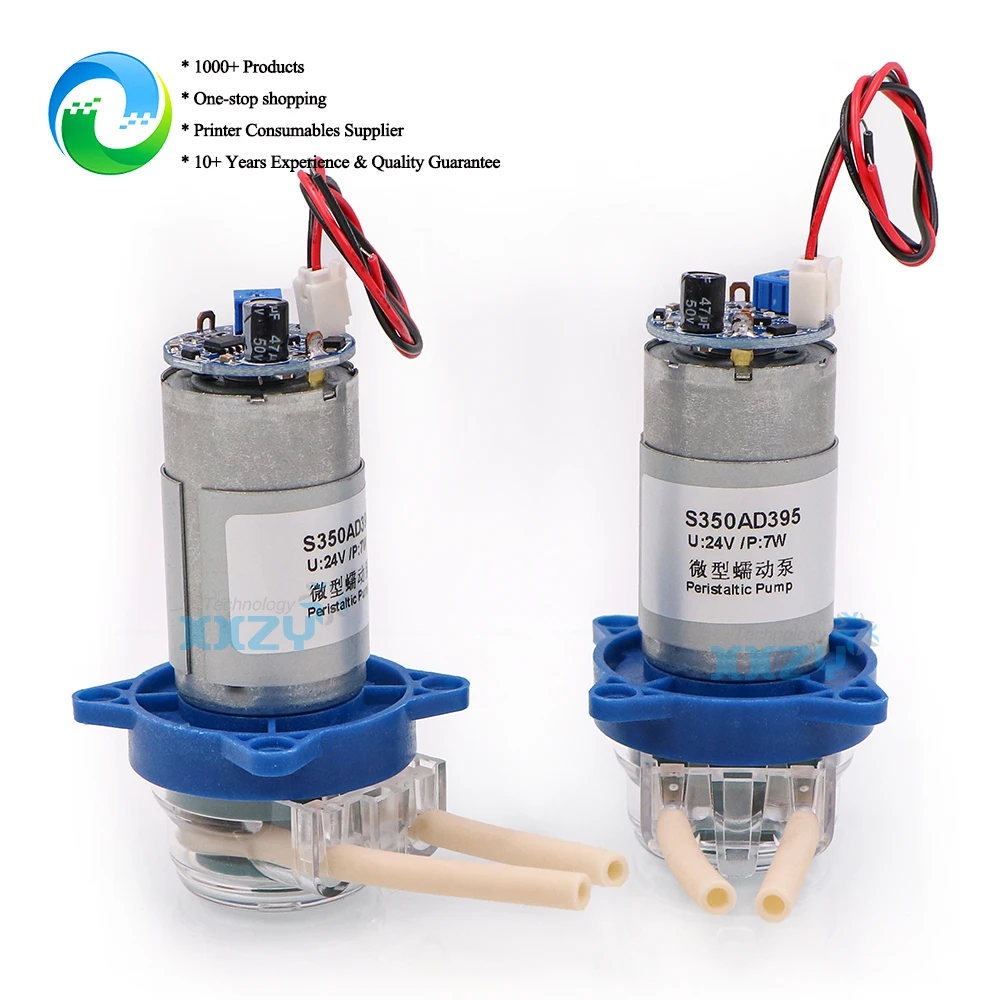 مضخة تمعجية للطابعة DTF A3 S350AD395 لآلة Nuocai 6090 UV محرك مضخة صغيرة مع سرعة قابلة للتعديل