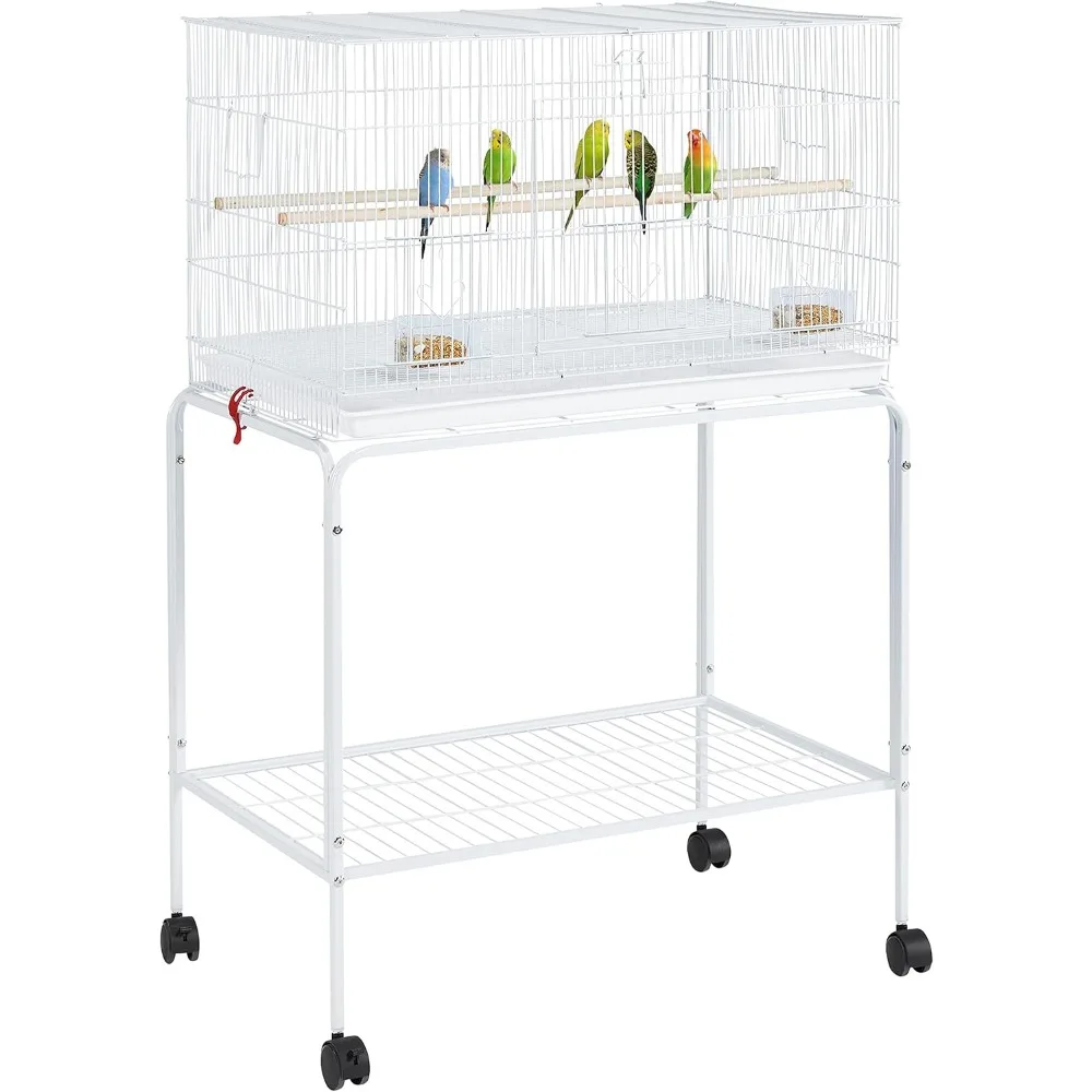 

47-inch Flight Bird Cages for Parakeets Cockatiels Conures Budgies Finches Lovebirds Canaries Parrots Breeding Birdcag