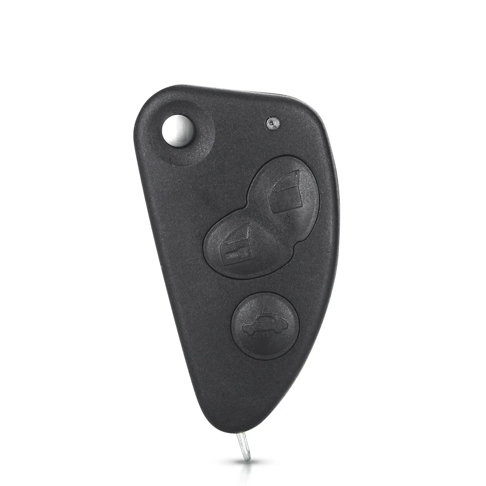 KEYYOU-carcasa para llave de coche, carcasa para mando a distancia sin cortar, hoja SIP22 para Alfa Romeo 147, 156, 166 GT, 2 y 3 botones