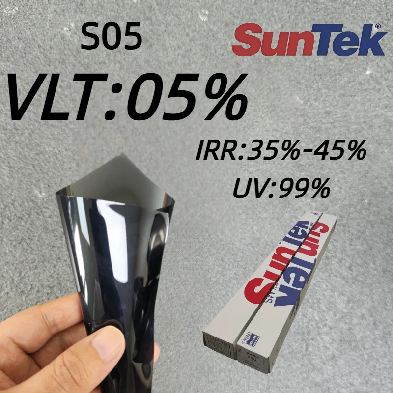 Suntek 5% VLT Nano Carbon Window Tint Film UV99% PET Heat Rejection No Signal Blocking HD No Fade Scratch Resistant for Building