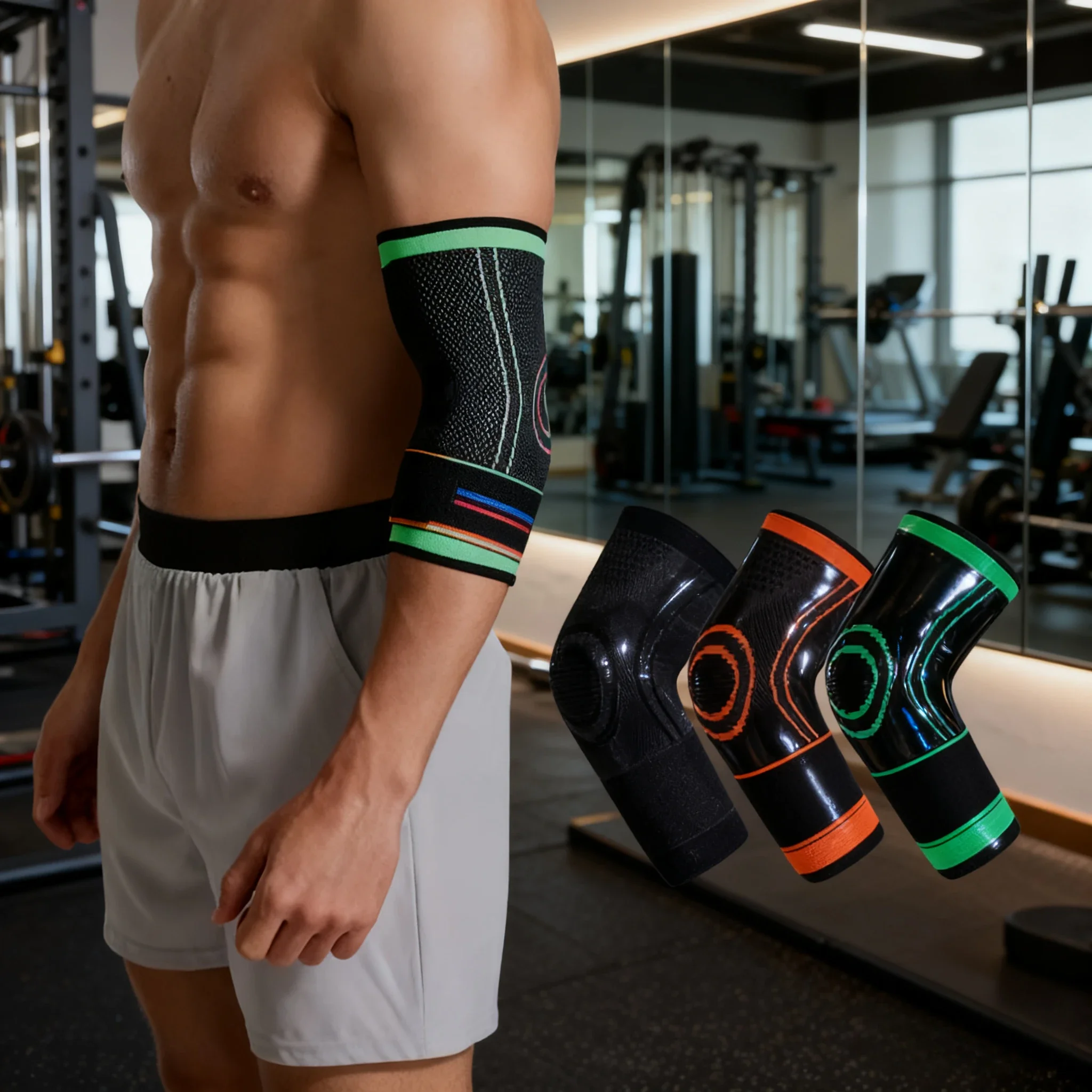 Sport-Ellenbogenschutz für Männer und Frauen, Gelenkmanschette, Armschutz, Tennis-Ellenbogengürtel, Druckwickelung