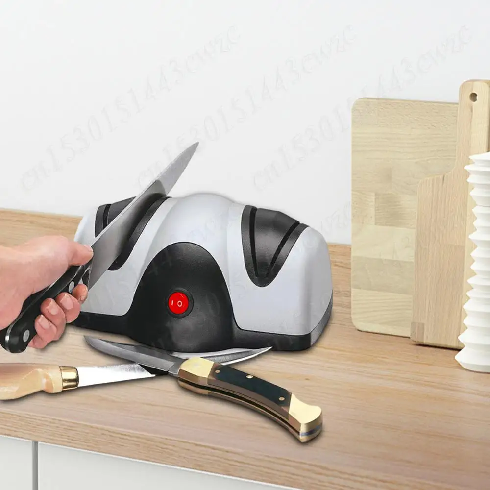 

Electric Knife Sharpener Mini Professional Knife Sharpener Multifunction Household Fast Grind Knife Tools for Home & Restaurant