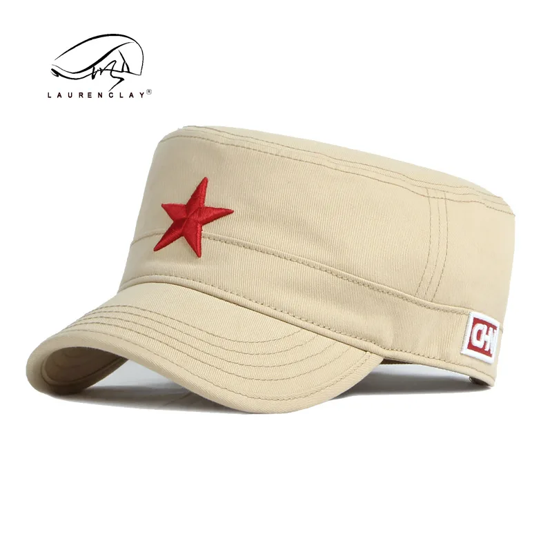 Fashion Adults Ball Hat Snapback Trucker Sports Men Outdoor Sun Protection Cap Spring summer five-pointed Star flat-topped 8M15