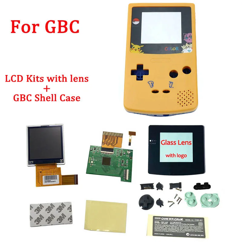 Ips V2 Lcd Kit con Il Caso di Shell per Gba Sp Ips Retroilluminazione Dello Schermo Lcd con Pre-Cut di Shell per gbasp Console Custodia con Pulsanti