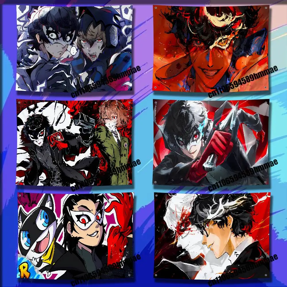 

For Game Joker P-Persona 5 Flag 150*200cm 60*110cm 80*120cm 100*150cm 50*70cm Outdoor Wall Banner Tapestry Cover