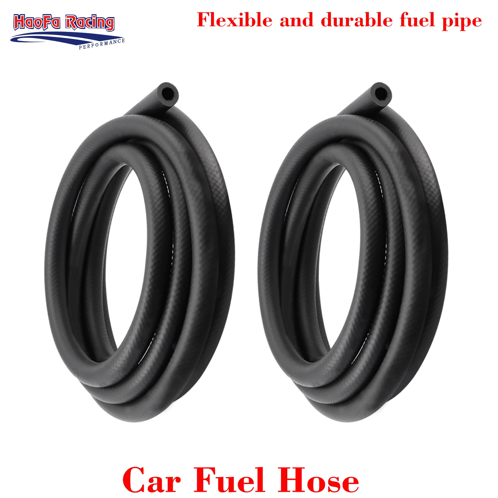

5FT Petrol Diesel Oil Resistant Rubber Hose Tube Flexible High Pressure Car Fuel Pipe ID 5/6/8/10/13/16mm Fuel Line