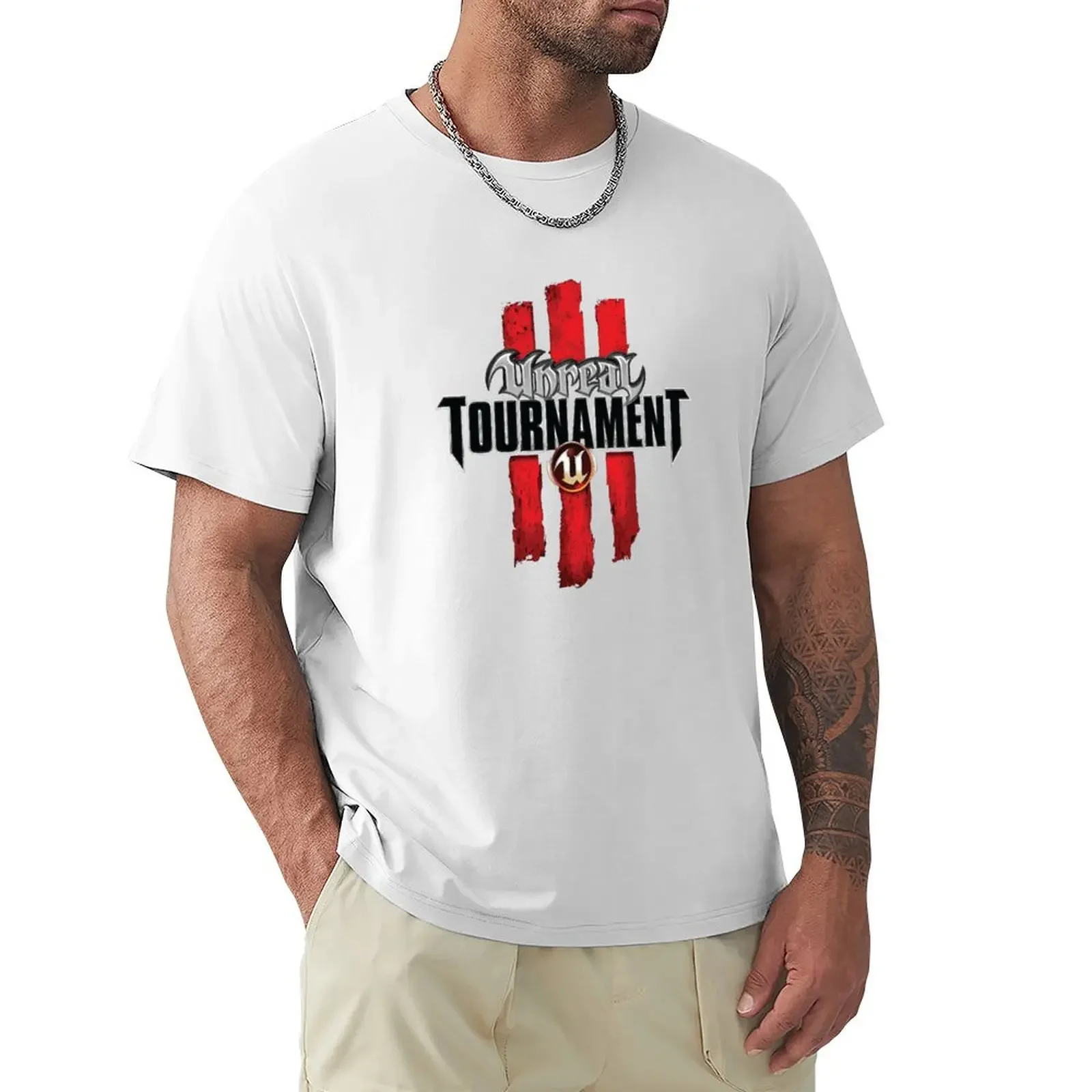 Unreal Tournament T-shirt oversized cute clothes men clothing