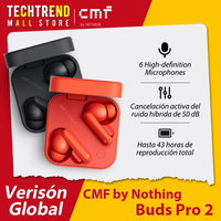 Global Verison CMF by Nothing Buds Pro 2 50 dB Hybrid Active Noise Cancellation Wireless Earbuds IP55 BT5.3 CMF Buds Pro 2