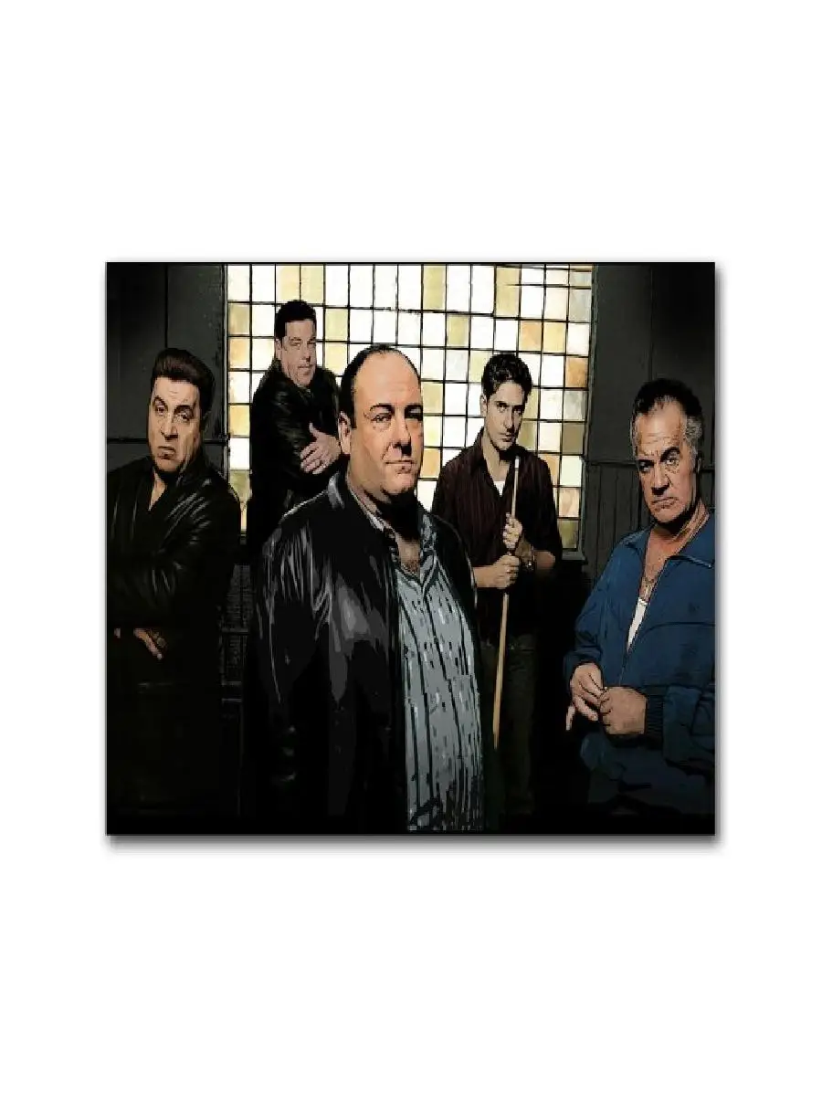 The Sopranos Family Poster  Classic TV Series Canvas Wall Art Prints for Living Room Home Decor  Sopranos TV Show Pictures