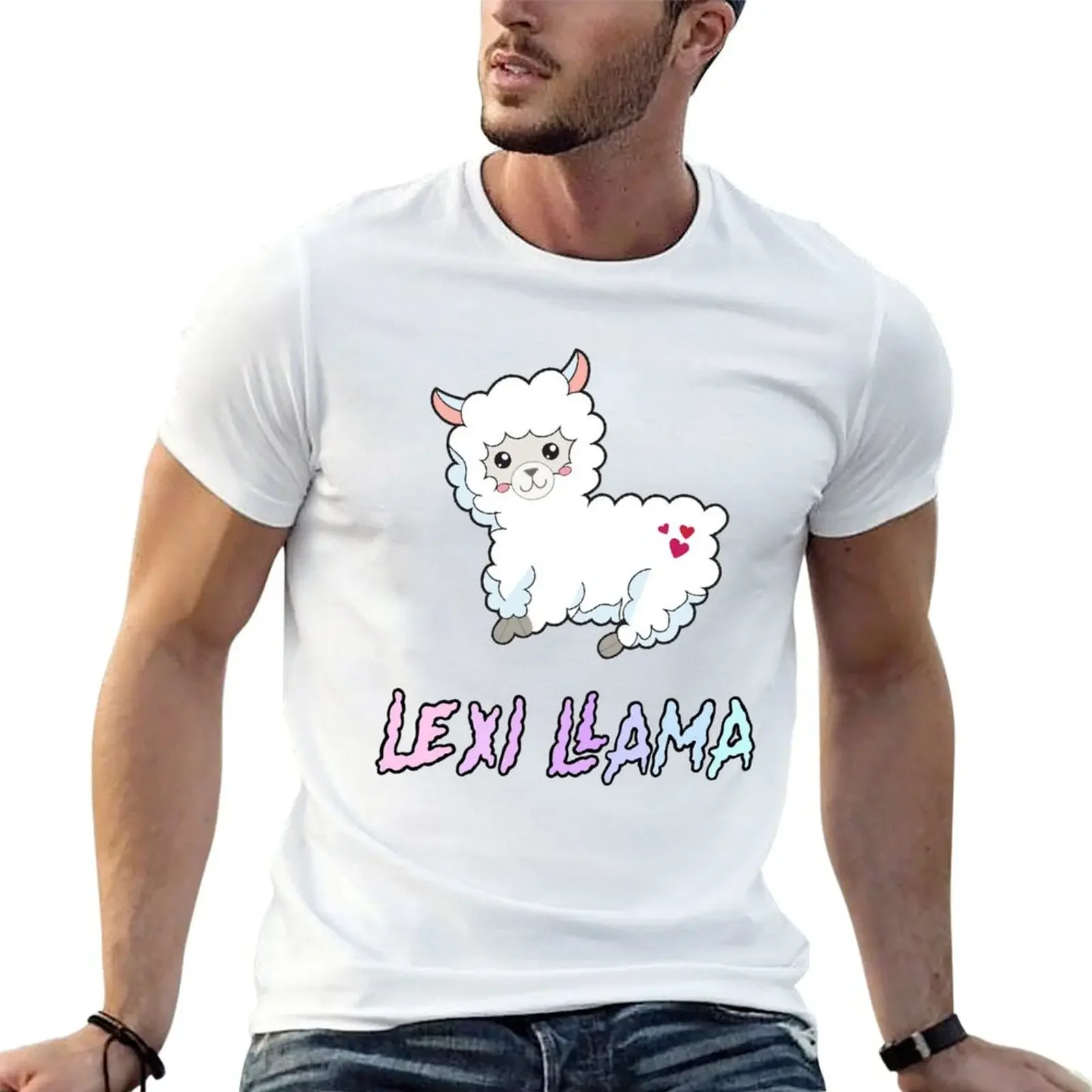 

Lexi Llama Hensler T-Shirt anime basketball graphic tees Louboutins sweat mens white t shirts