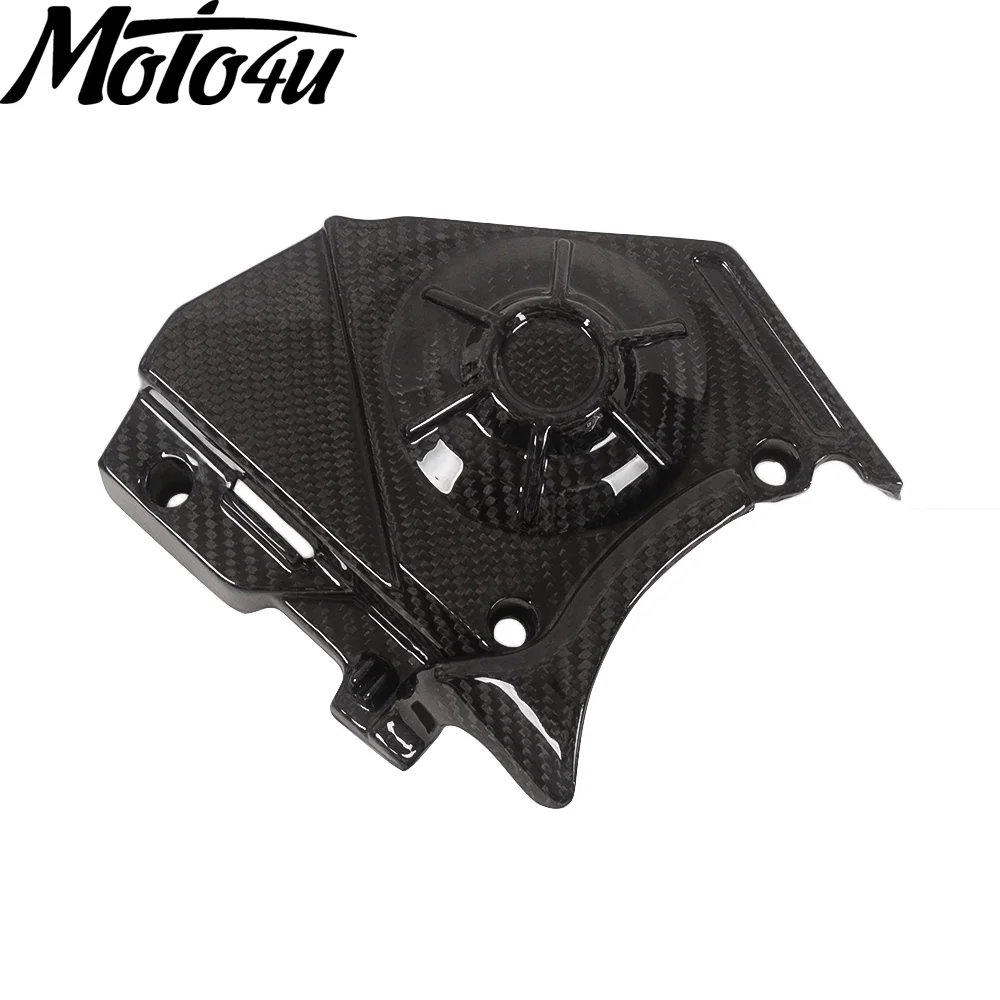 

MOTO4U Real Carbon Fiber Sprocket Cover Fairing Cowling Twill Gloss For Aprilia RS660 2021 2022