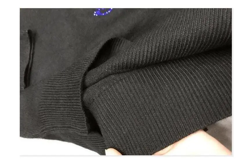 Top Rhinestones europe design Skull man sweaters Men Fashion Streetwear O Neck long Sleeve Sweater hot sale Cotton
