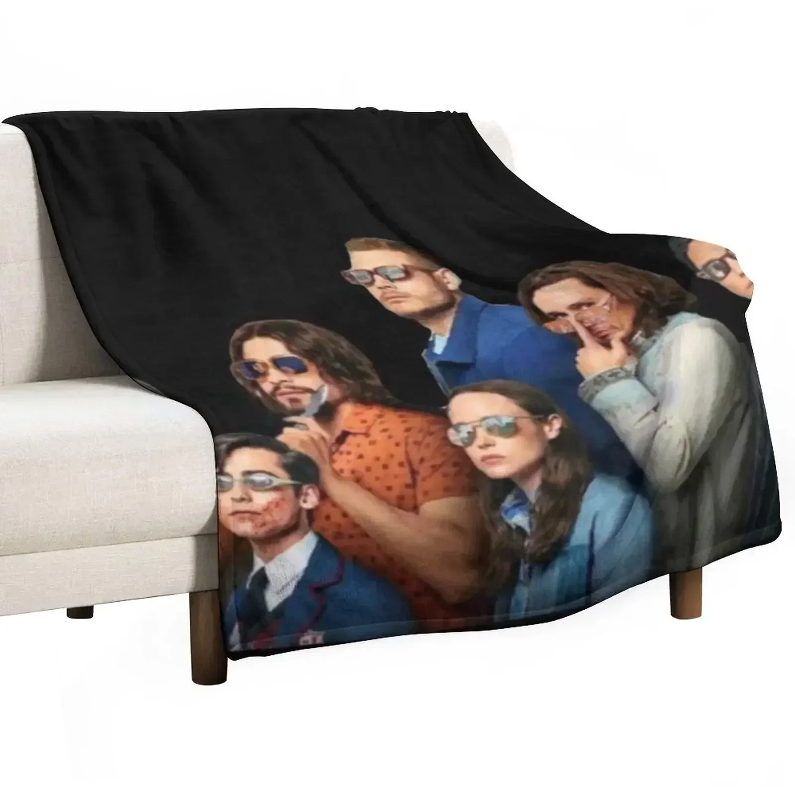 

The Umbrella Academy Siblings Throw Blanket sofa bed For Decorative Sofa Bed covers Blankets