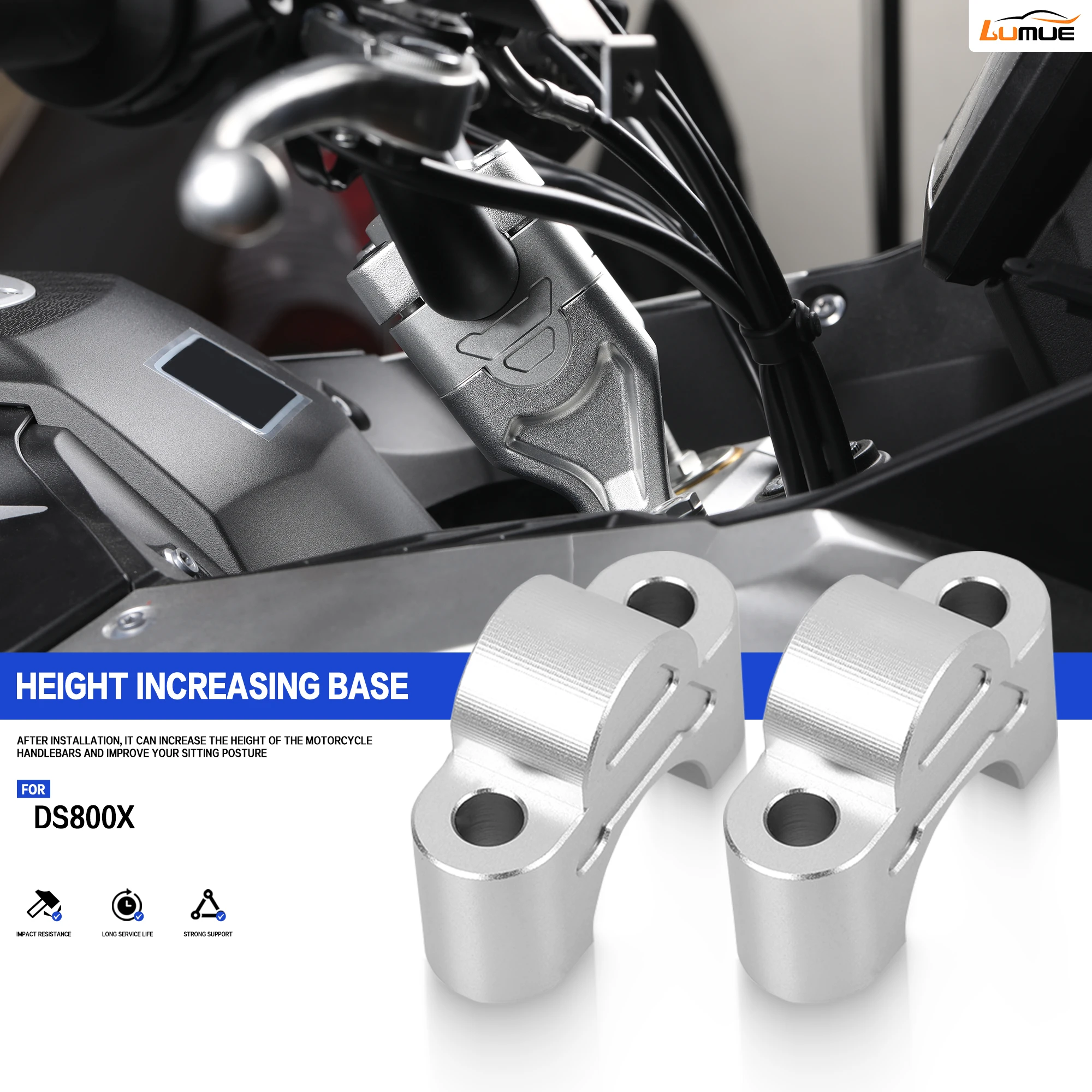 For Voge DS800X DS800 RALLY 800Rally Motorcycle ds800x Handlebar Riser Mount Clamp High Lifter Risers Accessories