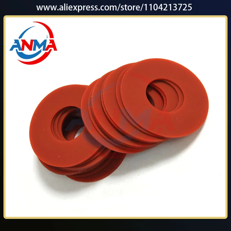 New 25pcs/1bag Red Rubber Sucker 32x10x1mm 35x15x0.8mm 38x13x0.5mm Offset Printing Machinery Spare Parts Rubber Sucker