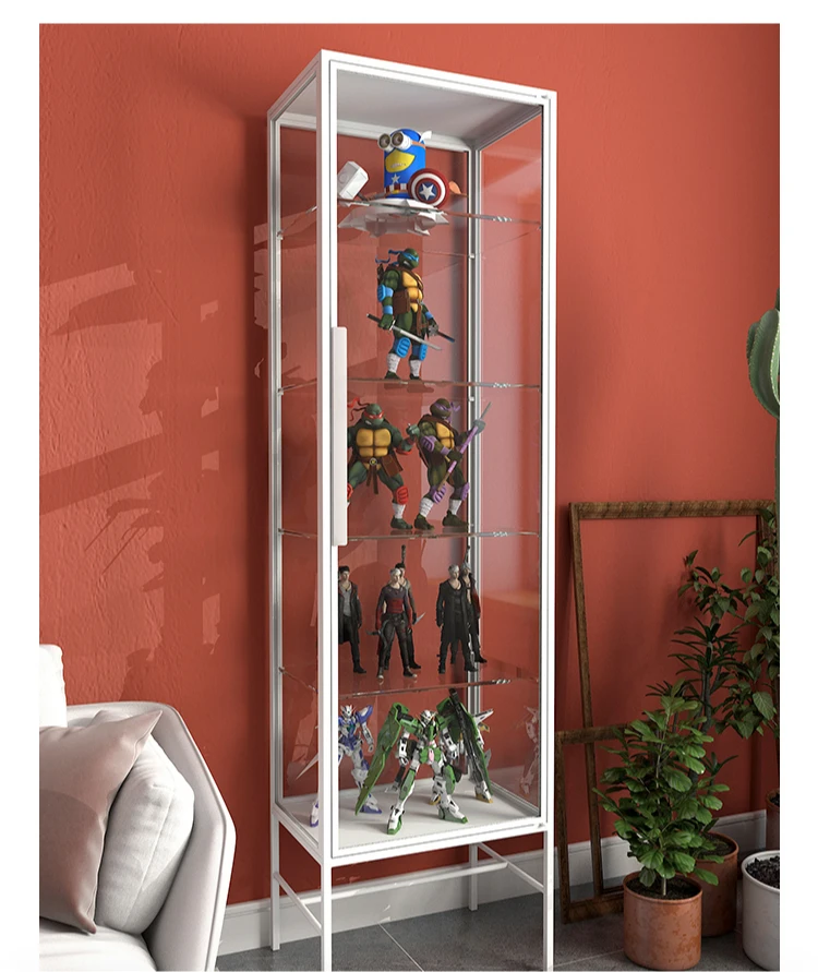 Figure model cabinet Glass display cabinet Lego cabinet Tide play building block