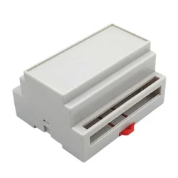 1pcs PLC DIN 35-Rail Electrical Shell Grid Isolation Module ABS Plastic Case 88x107x59mm 4-03-4 Junction Box instrument housing