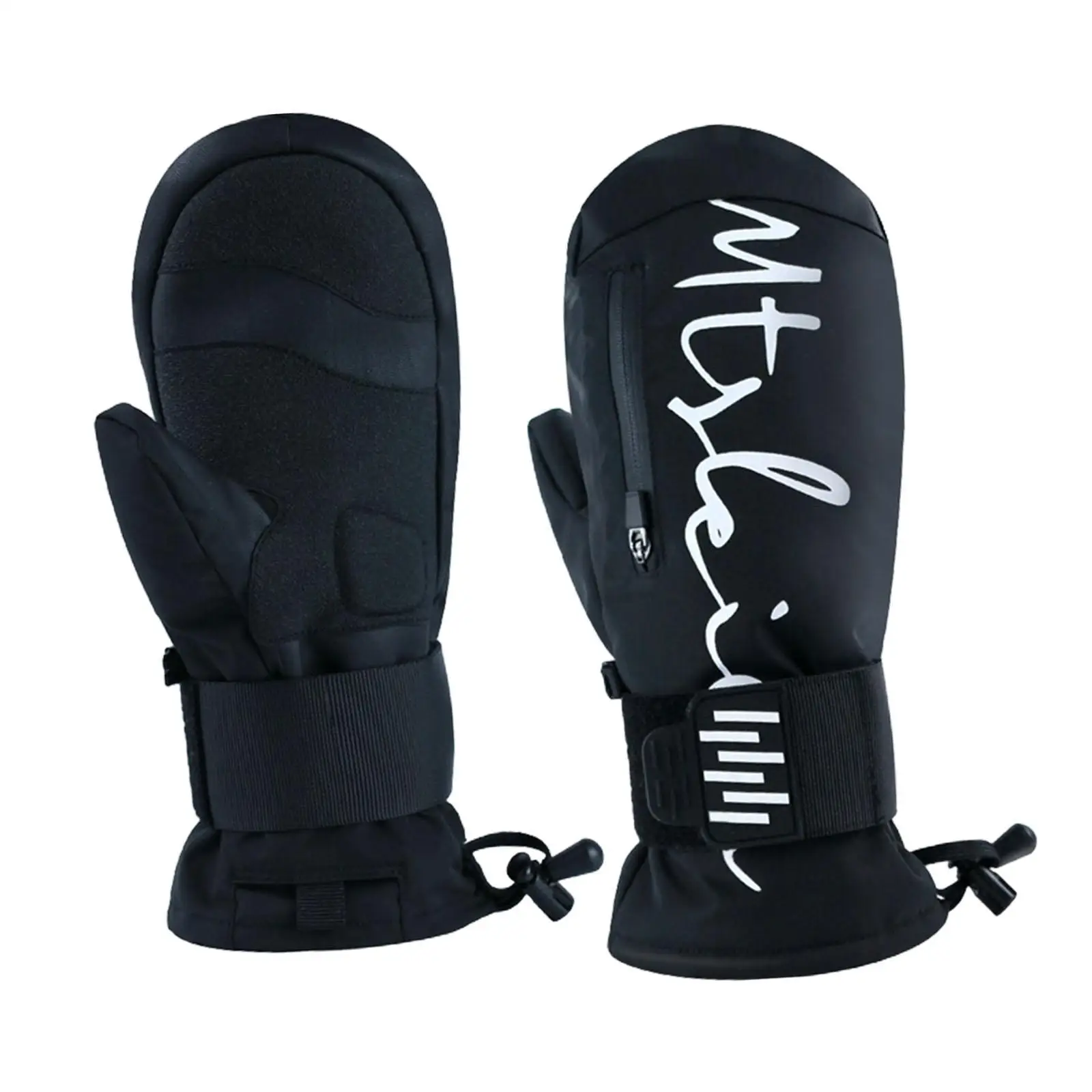 

1 Pair Winter Ski Gloves Thermal Insulation with Wrist Guard Adults Snow Mitts for Running Winter Sports Skiing Outdoor Skating