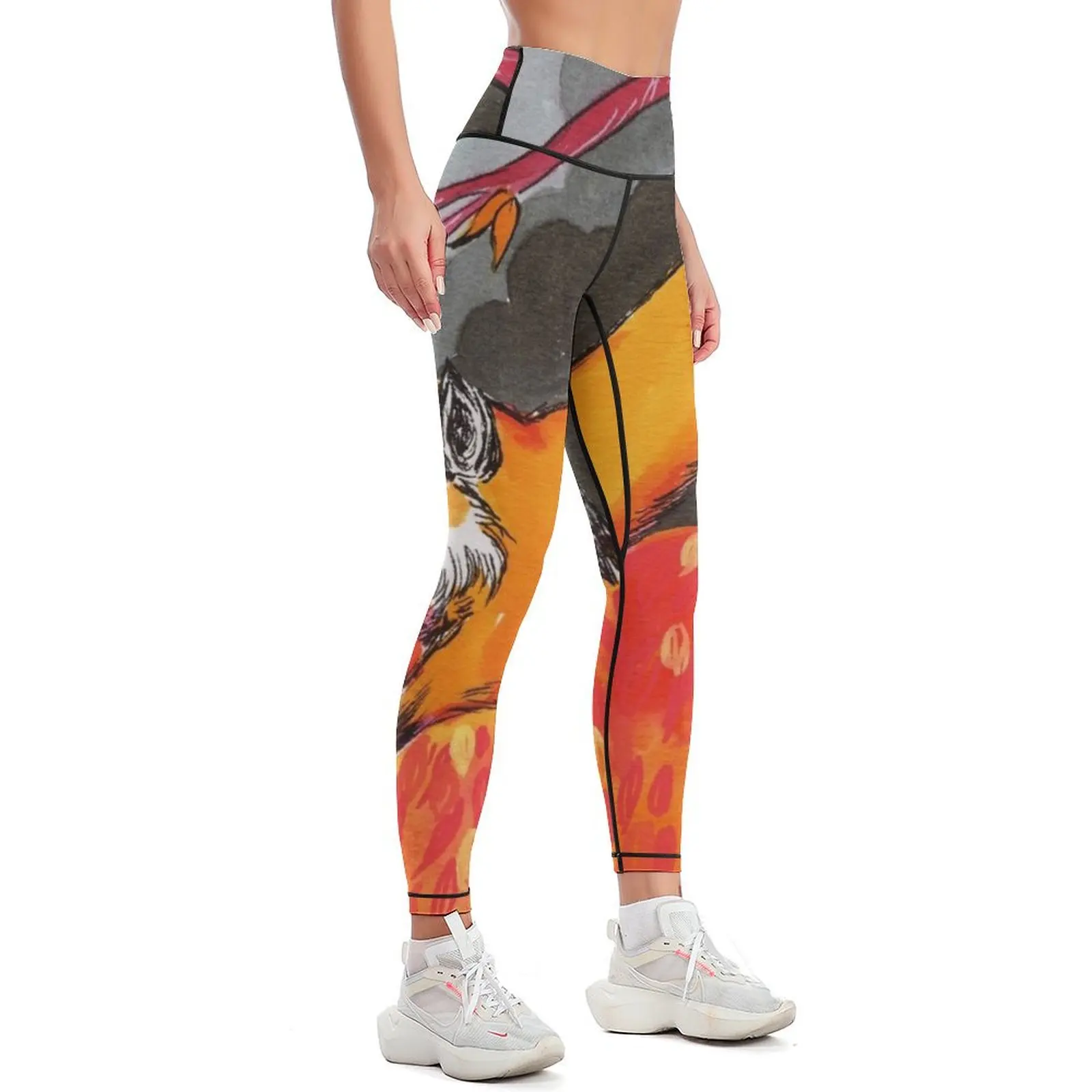 Self destruct Fox Leggings Fitness's gym clothes Pants sport sportswear woman gym 2024 sporty woman gym Womens Leggings