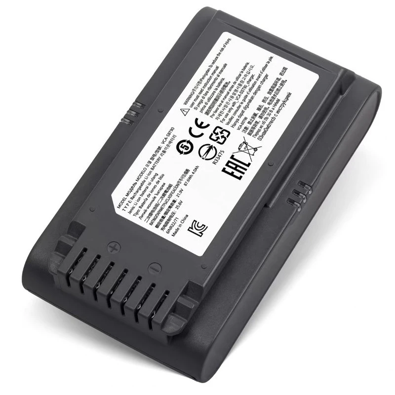 Bateria VCA-SBT90 6000mAh para Samsung Jet 75 75+ 90 90+ Series aspirador de pó novo de alta capacidade