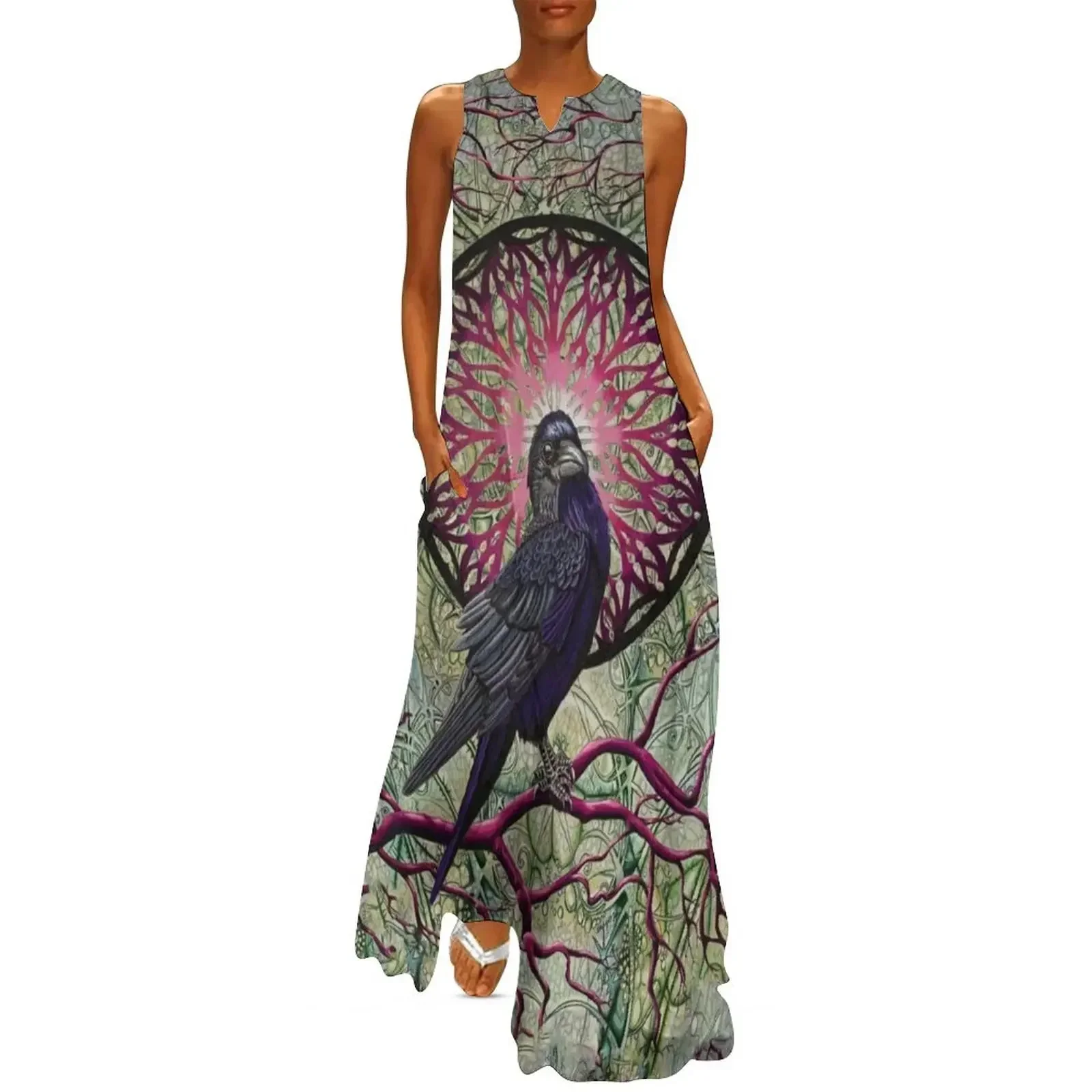 

Nevermore Long Dress dresses women summer 2025 festival outfit women birthday dress for women Women's clothing Dress