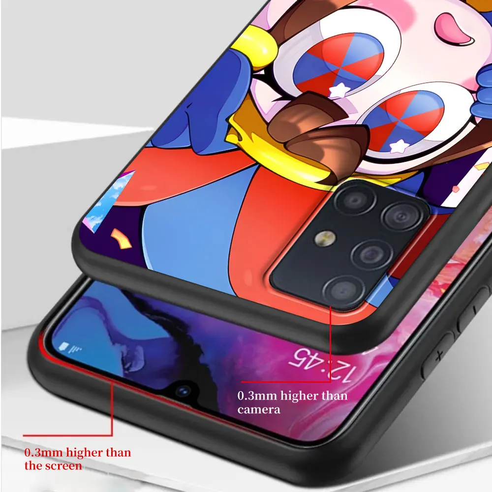 Pomni Amazing Digital Circus Case for Samsung Galaxy A51 A53 A54 A31 A52 A12 A13 A21s A22 A32 A11 A22 A33 A41 TPU Phone Cover