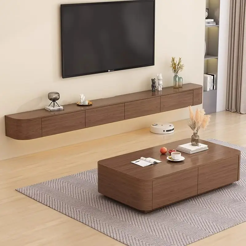 الخشب جدار مصمم التلفزيون تقف الشمال الجمالية الحد الأدنى تخزين طاولة التلفزيون خزائن الحديثة موبليس الفقرة التلفزيون الأثاث الإيطالي
